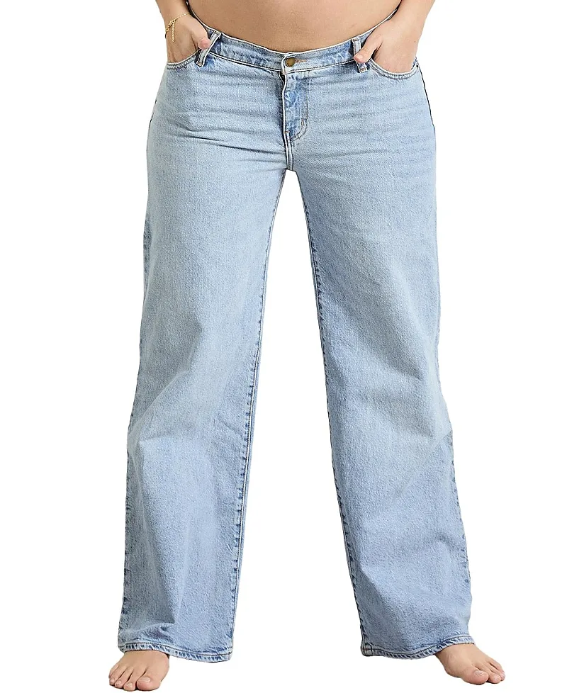 Under the Bump Relaxed Wide Leg Maternity Jean by Hatch
