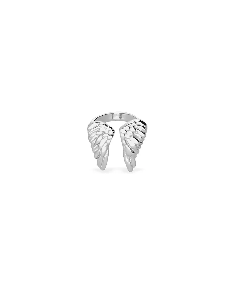 Sterling Silver Plated Ring in the Shape of Wings by Unode50