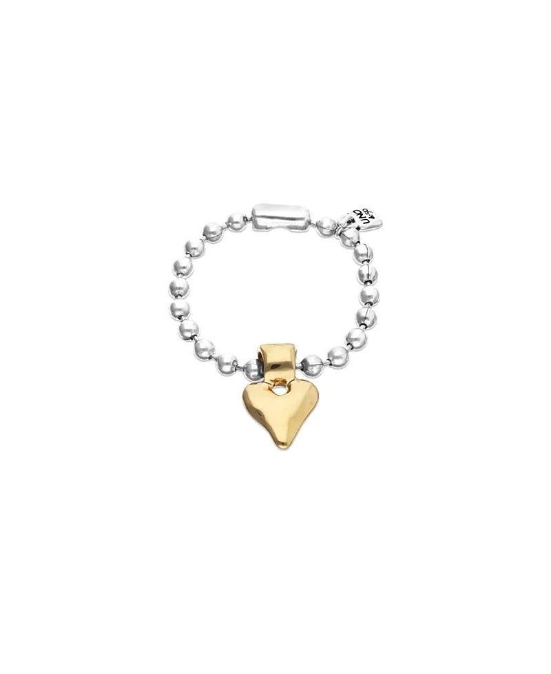 Ball Bracelet Plated in Sterling Silver and Gold by Unode50
