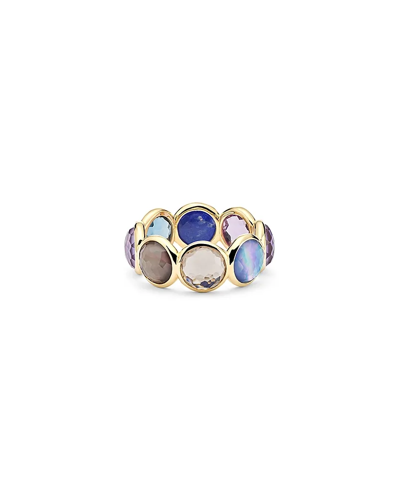 18K Yellow Gold Lollipop Multi Gemstone Bezel Ring by Ippolita