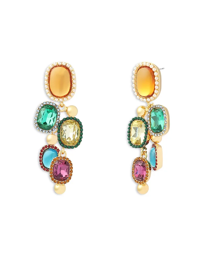 London Signature Eagle Stone Chandelier Earrings