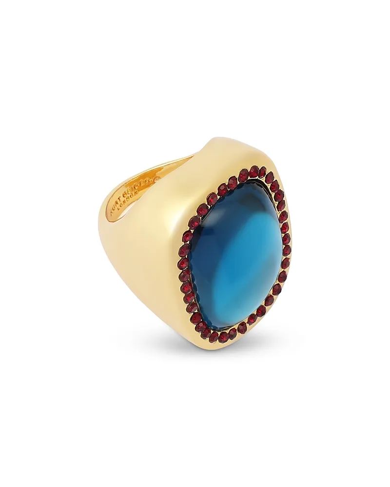 London Cabochon Statement Cocktail Ring
