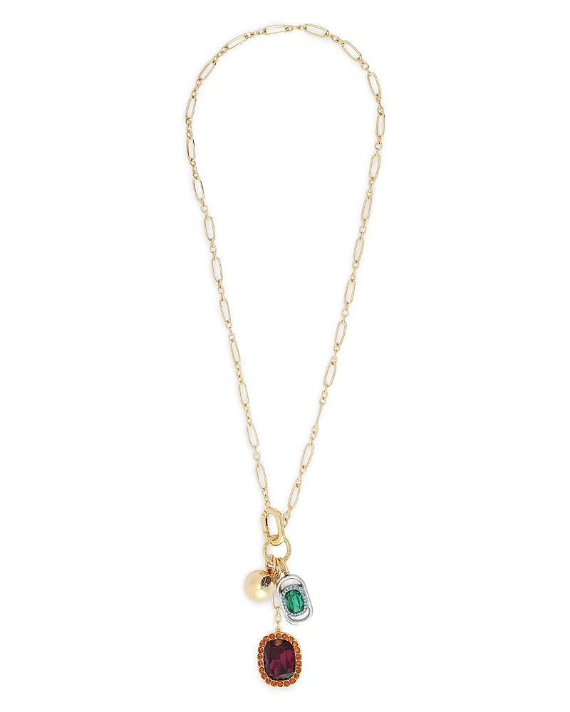 London Stone Charm Pendant Necklace, 30