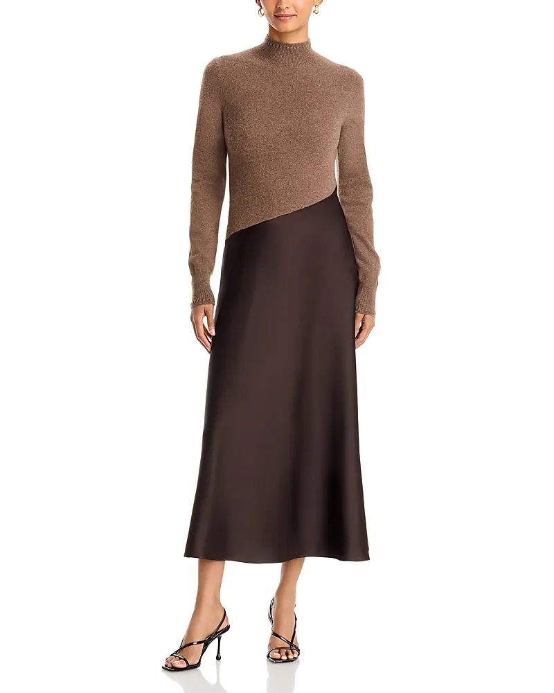 Vera Turtleneck Midi Dress by Tanya Taylor