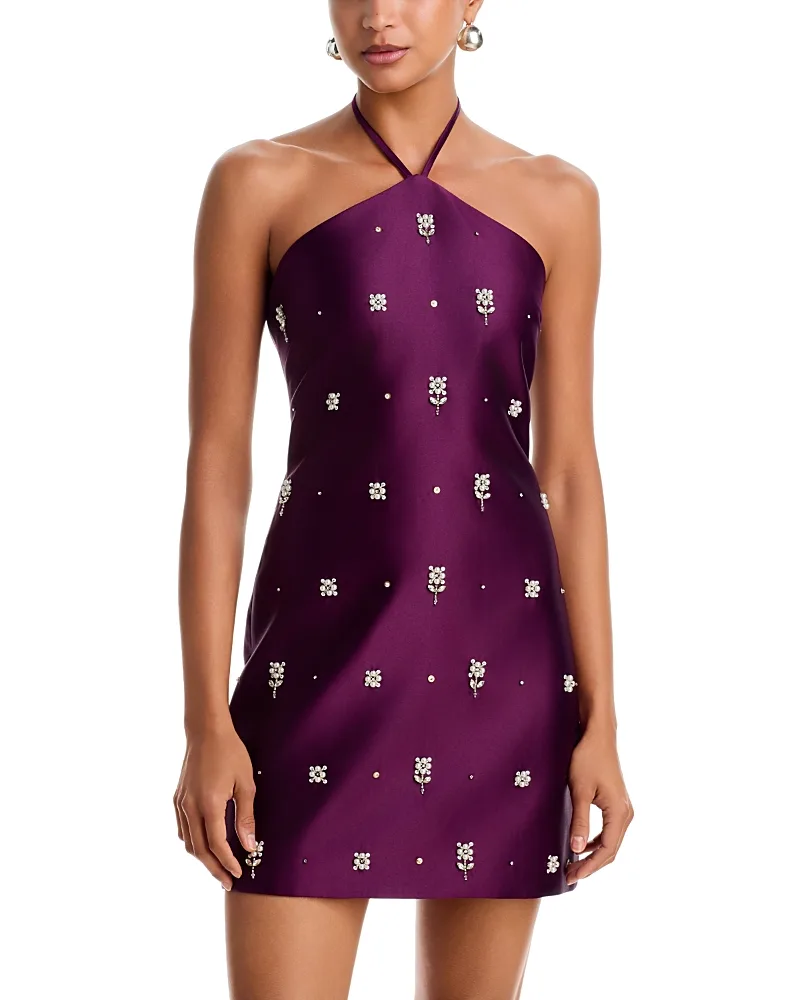 Bree Embellished Halter Neck Dress