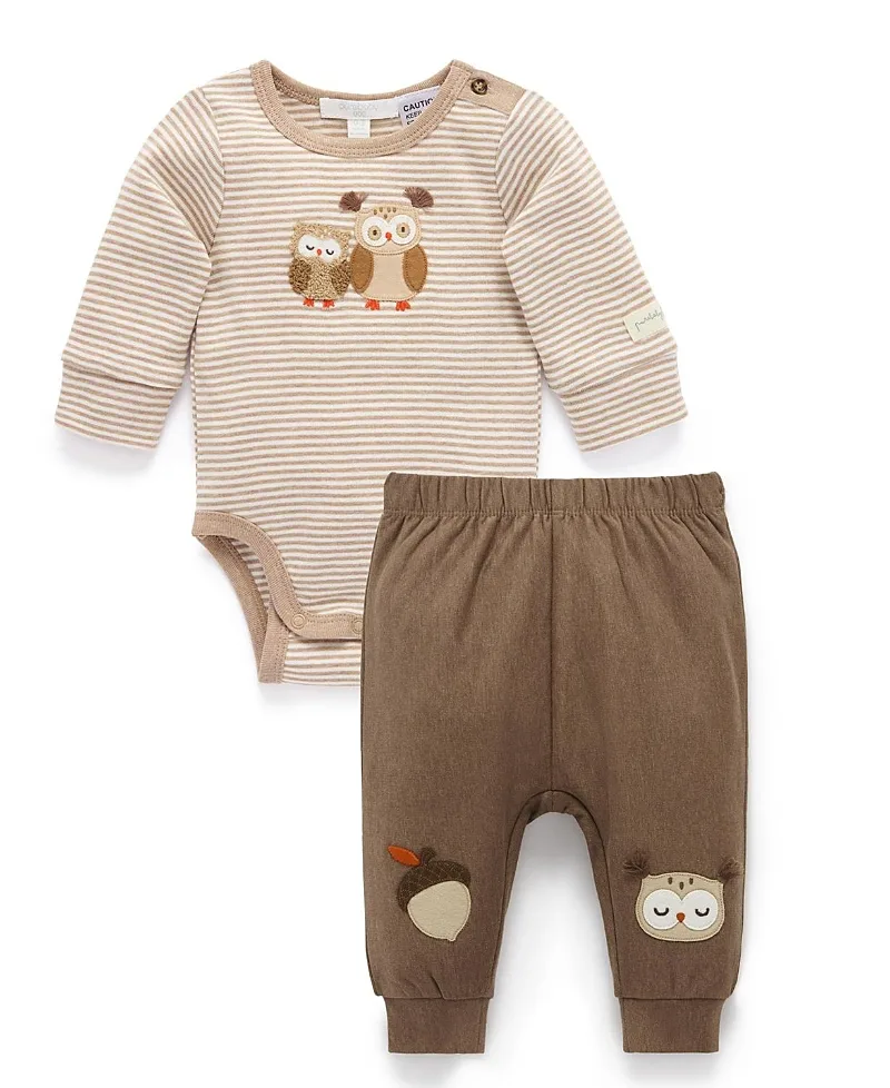 Bodysuit & Legging Set by Purebaby