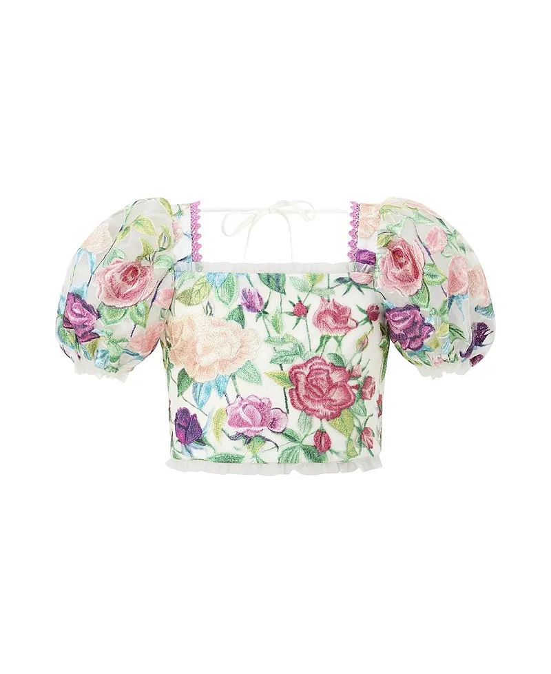 Rachelle Embroidered Top by Marlo Kids