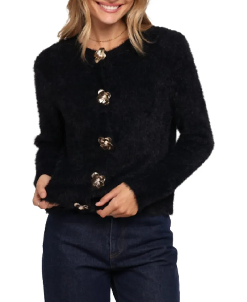 Donna Flower Button Cardigan by Petal And Pup