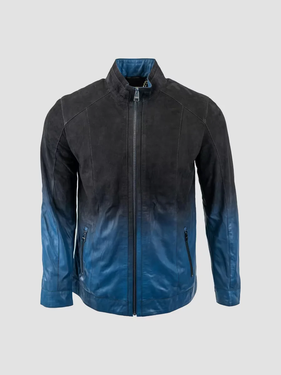 Leather Degrade Jacket by Maceoo
