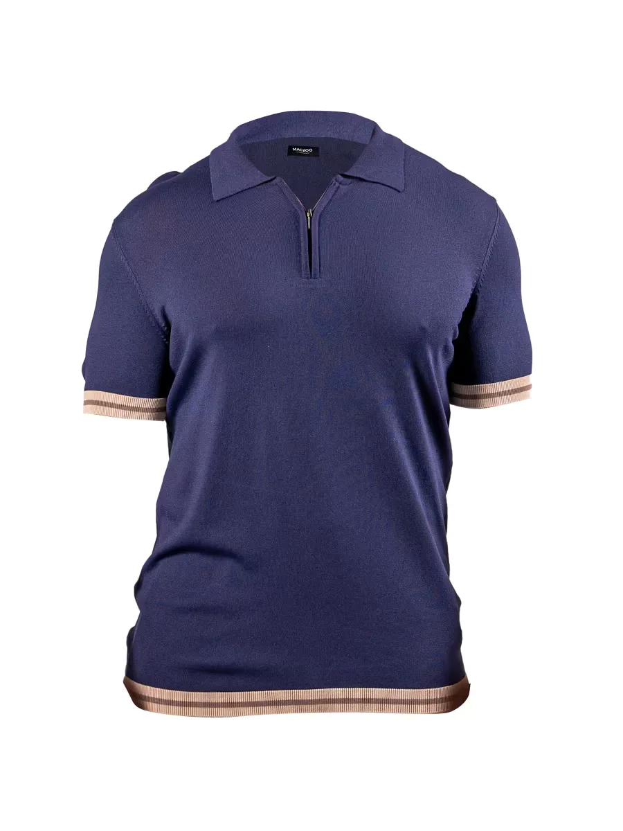 Polo Zip Shirt by Maceoo
