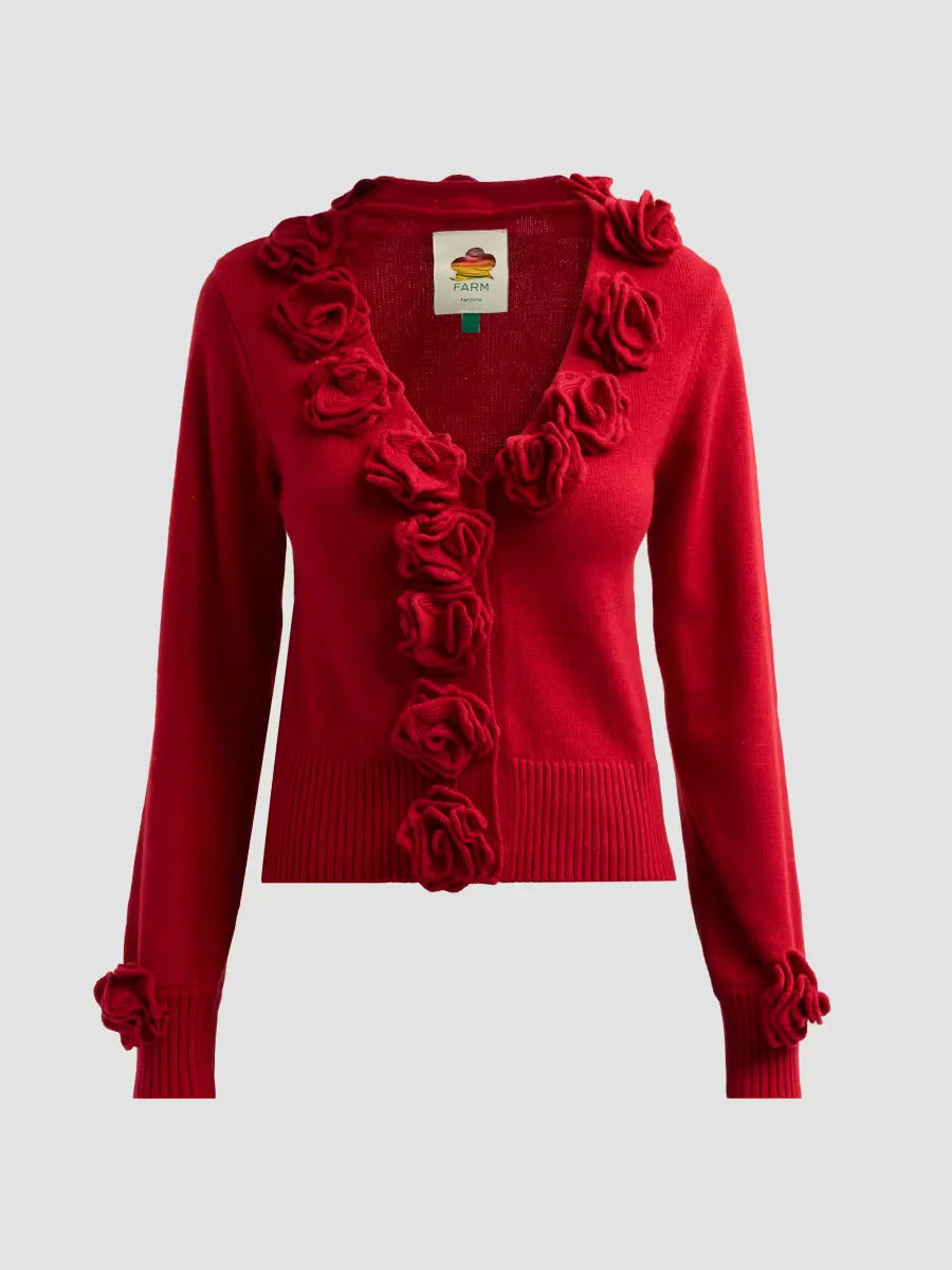 3D Floral Cardigan by FARM Rio