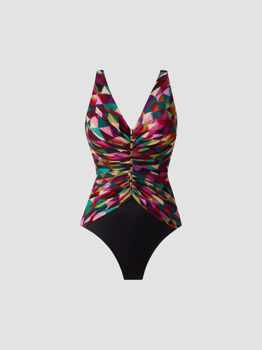 Farfalle Charmer One-Piece Swimsuit by Miraclesuit