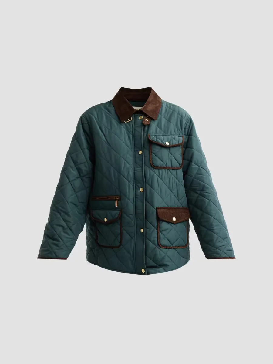 Liana Quilted Barn Jacket by SEROYA