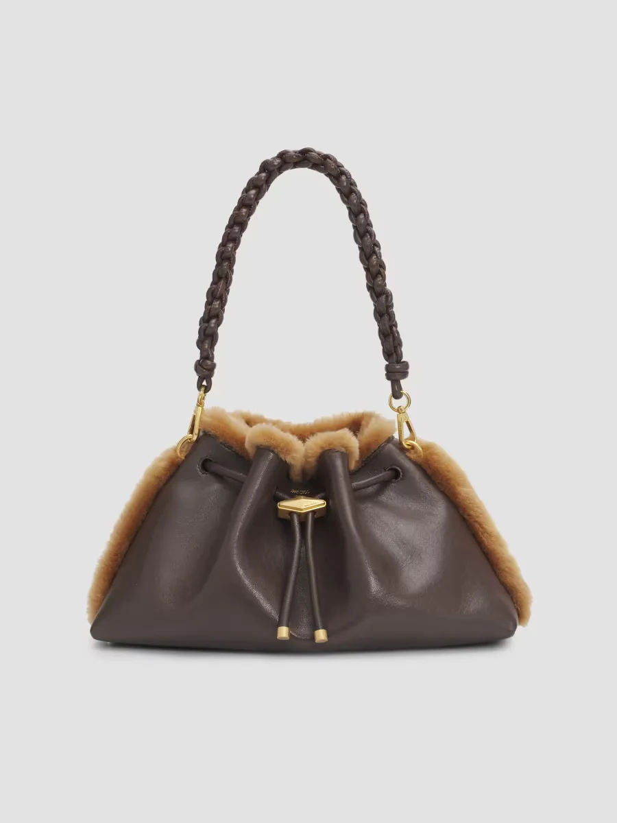 Cinch Biker Leather Shoulder Bag by Jimmy Choo
