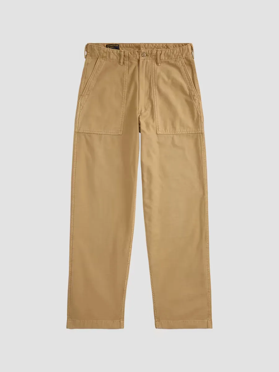 Relaxed-Fit Reverse-Sateen Utility Pants