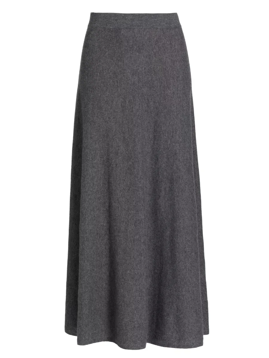 Flared Cashmere Maxi Skirt by Lisa Yang