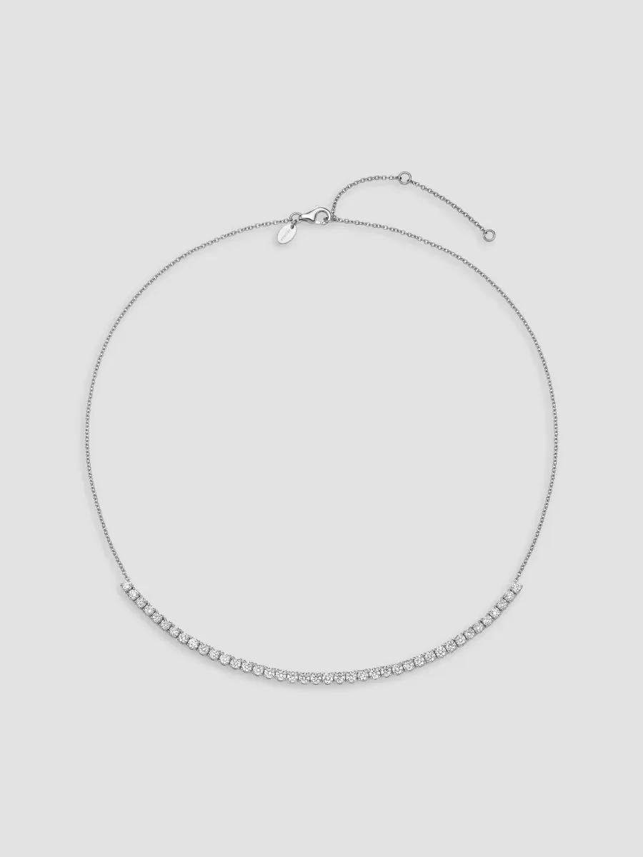 Essentials 18K White Gold & 1.92-2.01 TCW Diamond Necklace