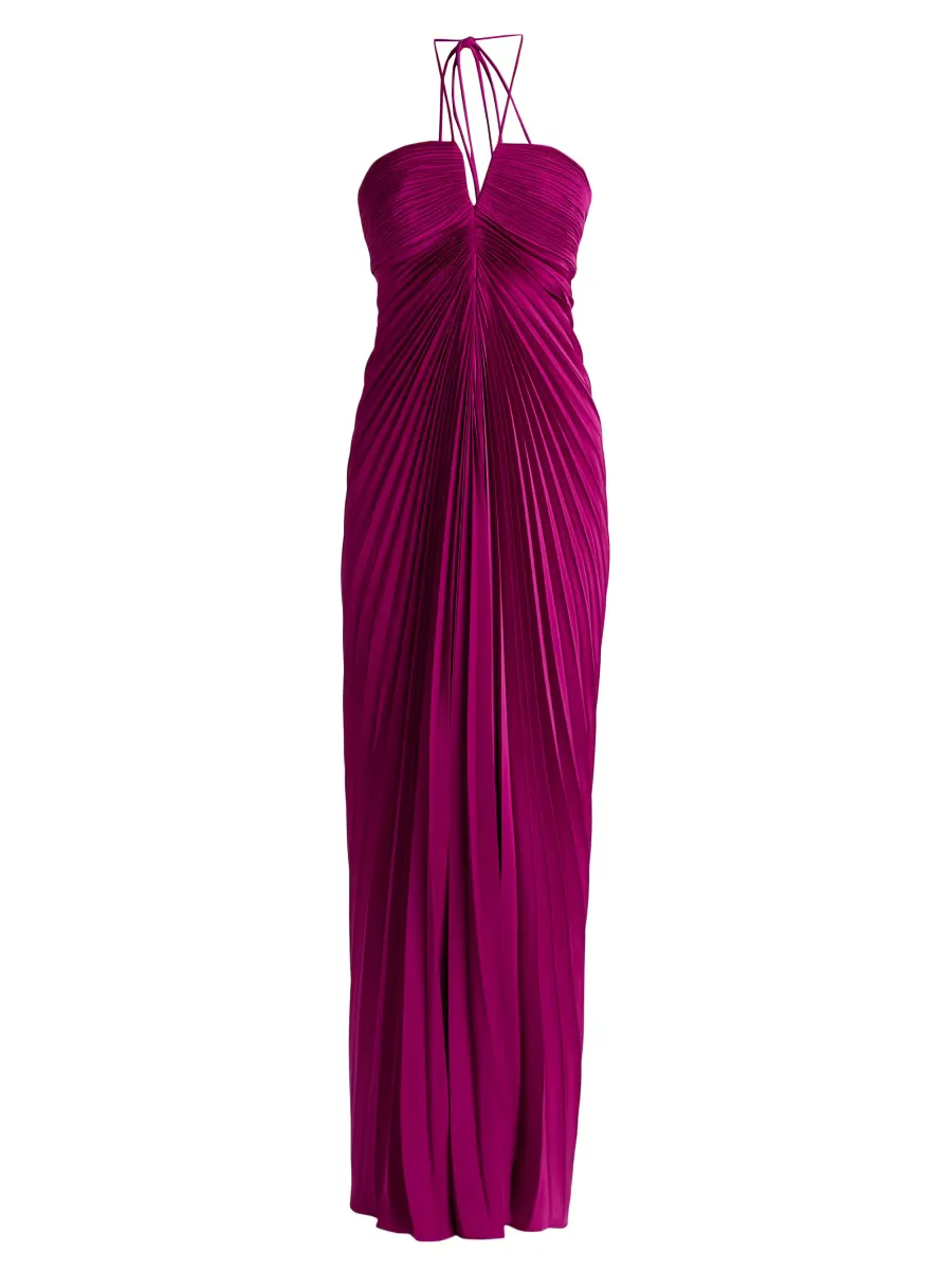 Ionea Pleated Halterneck Gown