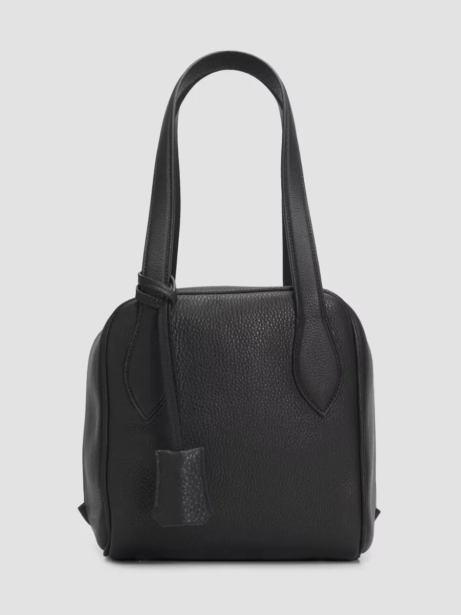 Cubetto Leather Top Handle Bag by Altuzarra
