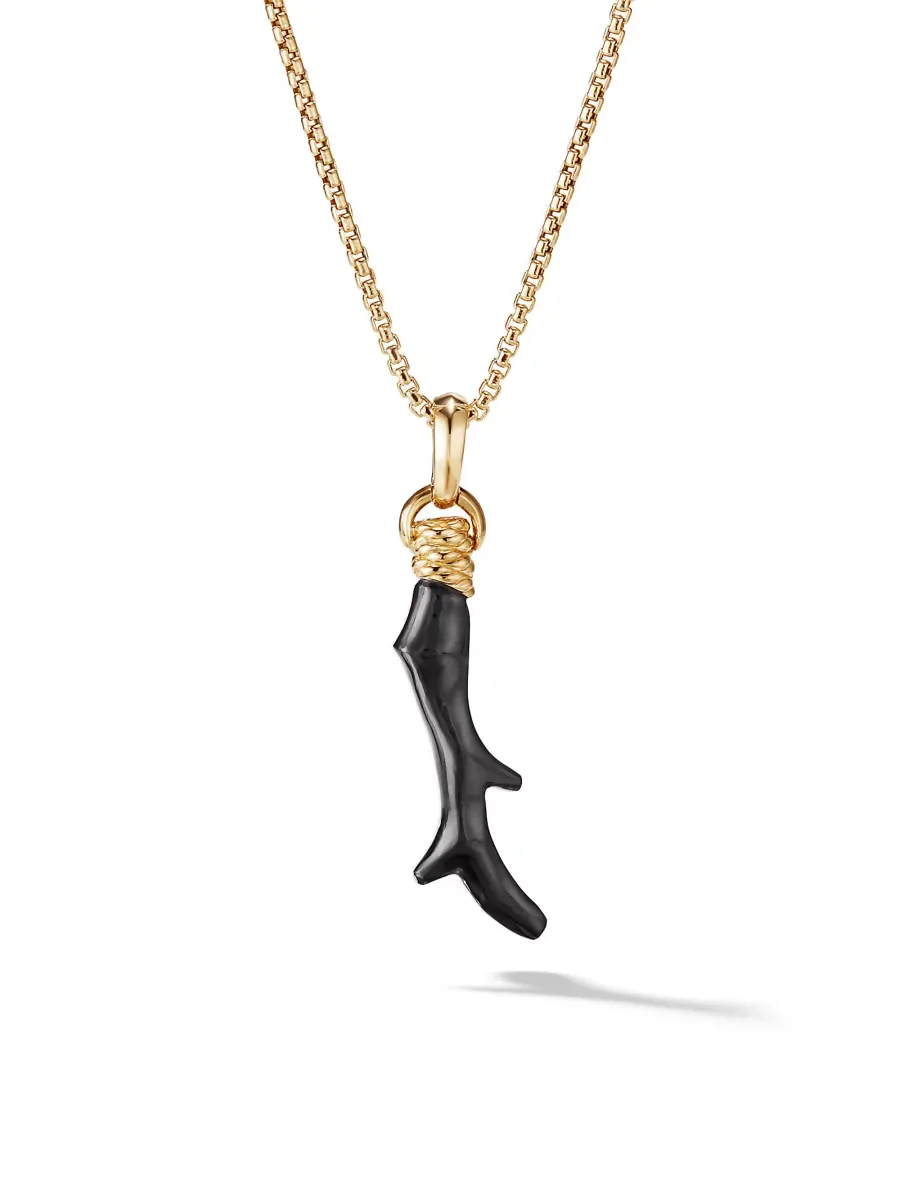 Coral Amulet - Black Onyx by David Yurman