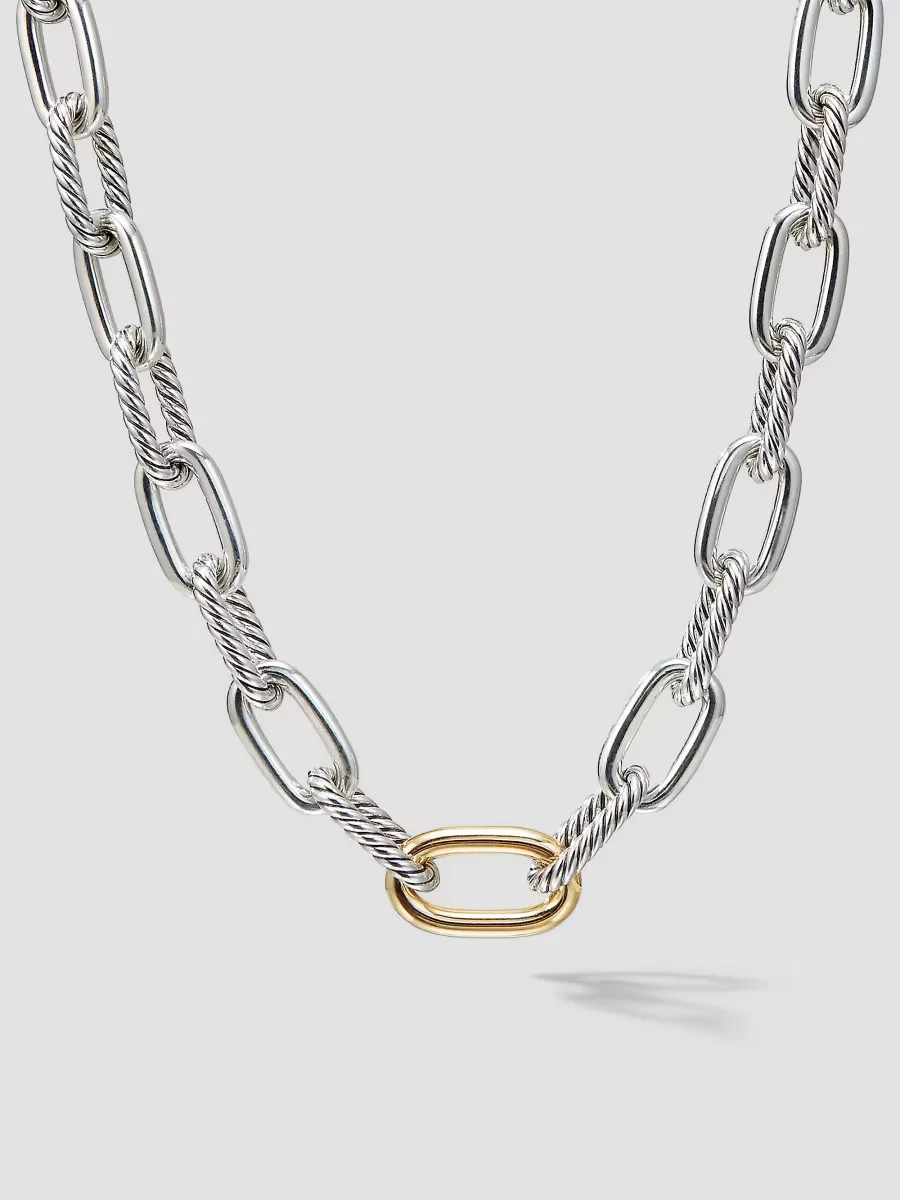 DY Madison Chain Necklace in Sterling Silver - Size 21 by David Yurman