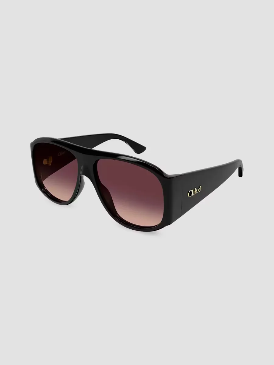 60MM Geometric Sunglasses by Chloé