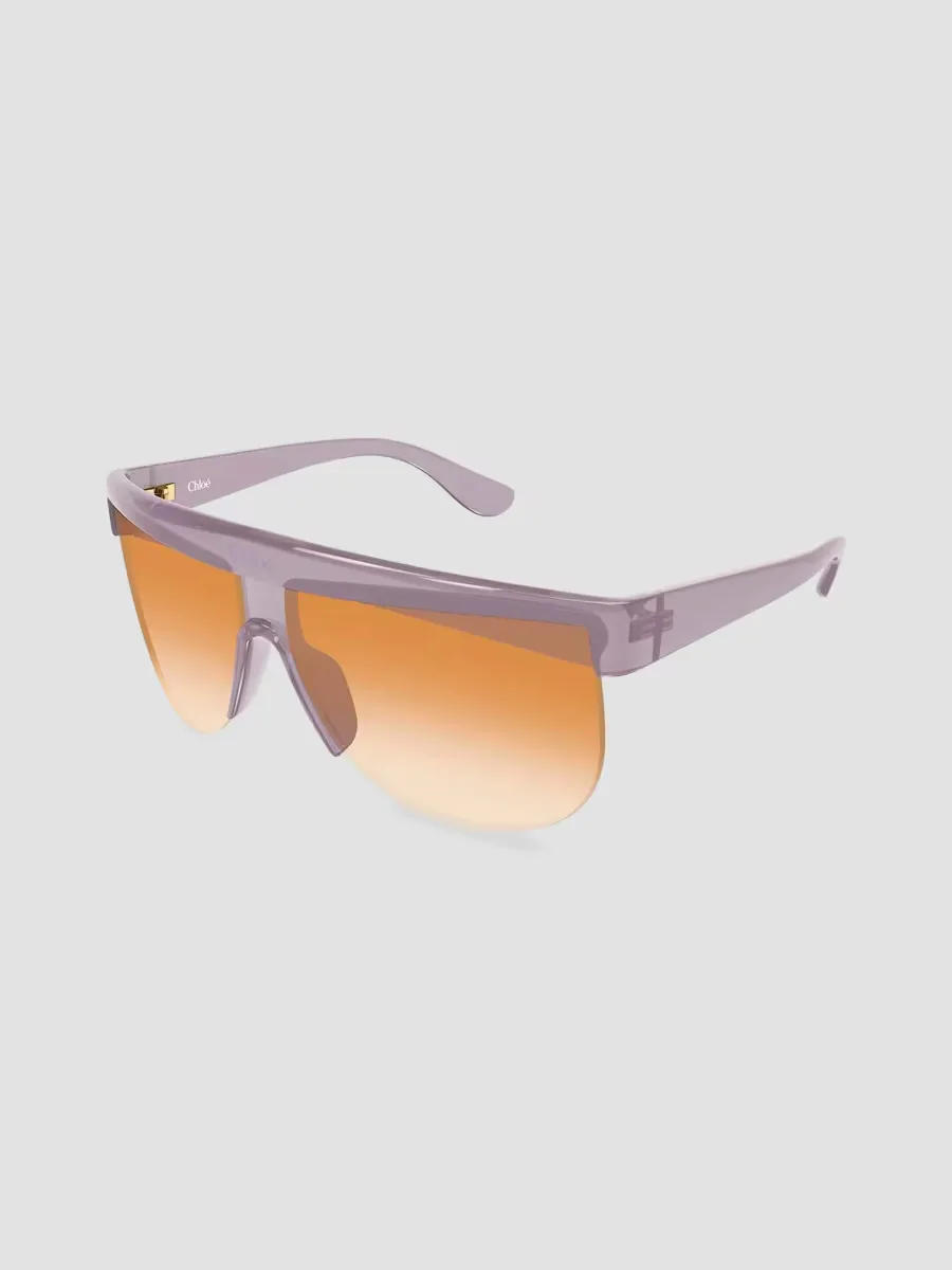 68MM Shield Sunglasses by Chloé