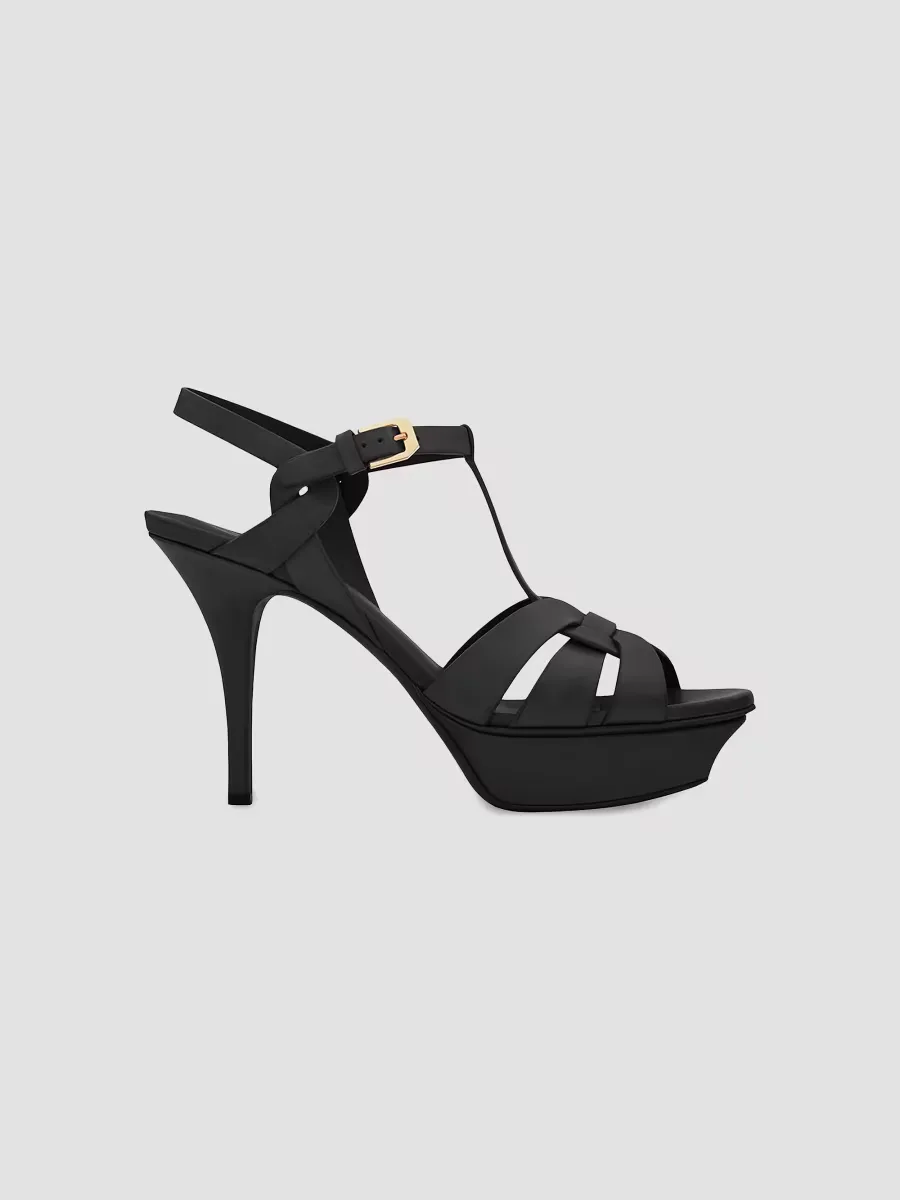 Tribute 75MM Leather Platform Sandals