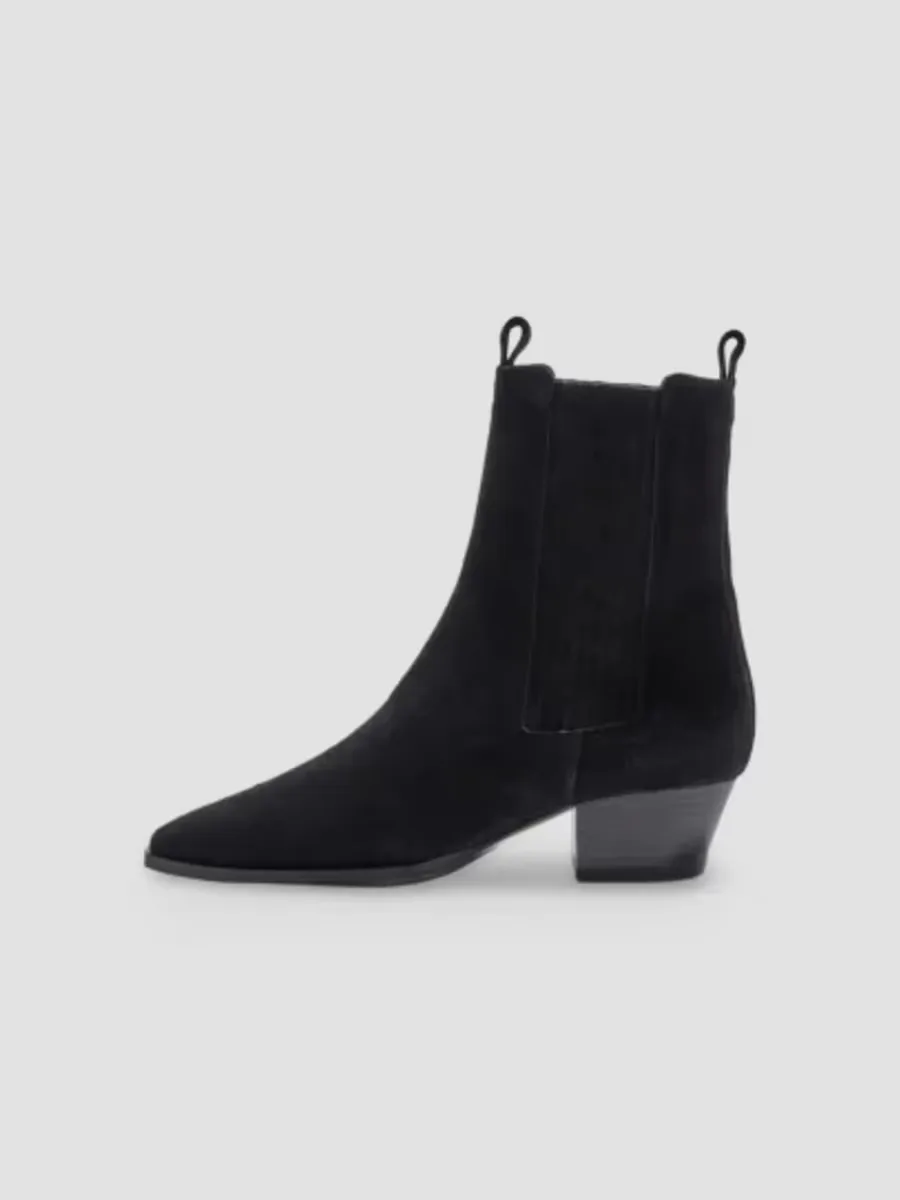 Agata 40MM Suede Ankle Boots by Aeyde