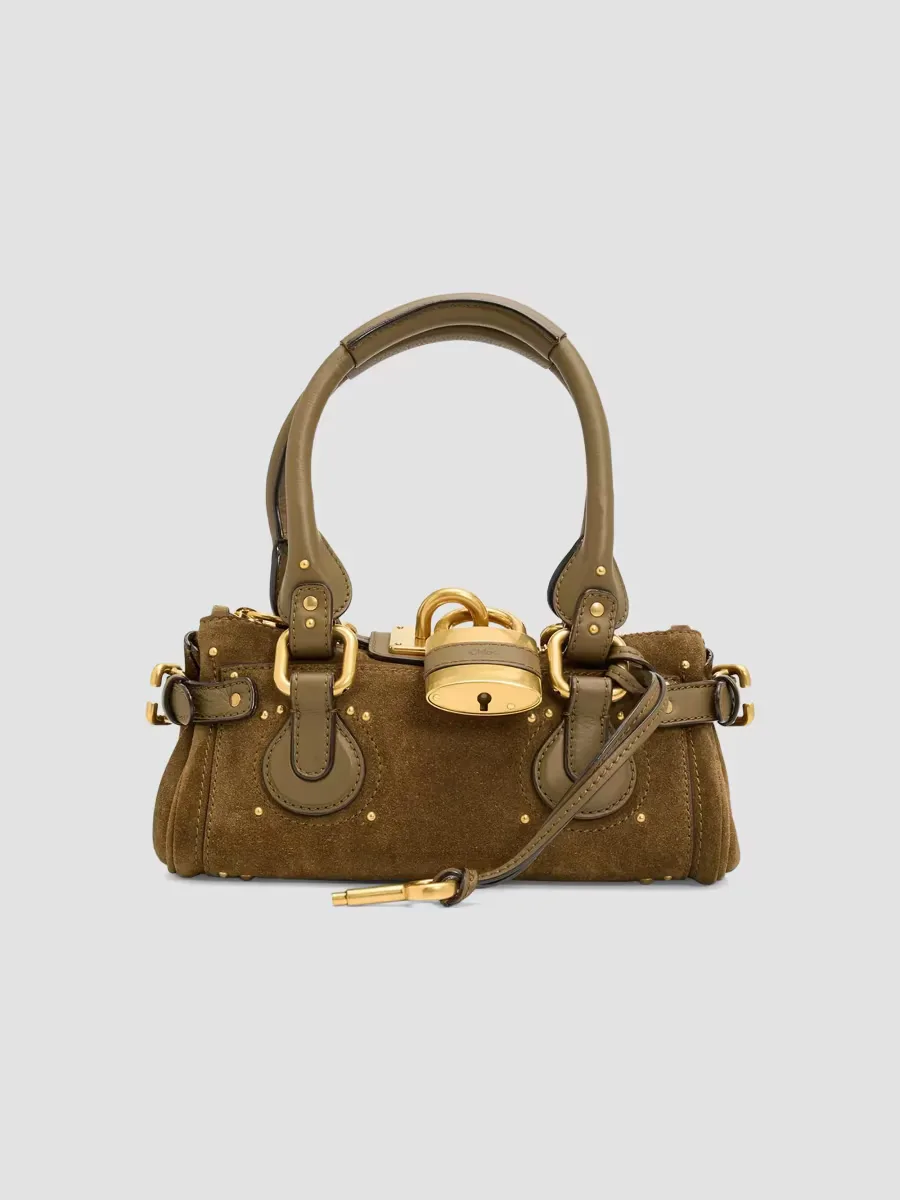 Paddington Small Suede Shoulder Bag by Chloé