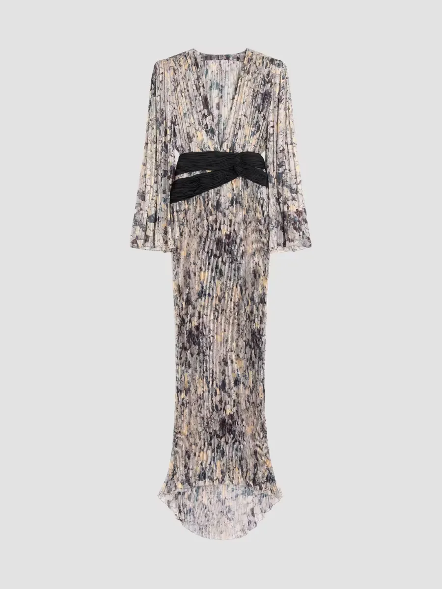 Long Dress with Pleats by Valentino