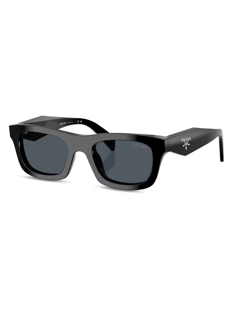 53MM Rectangular Sunglasses by Prada