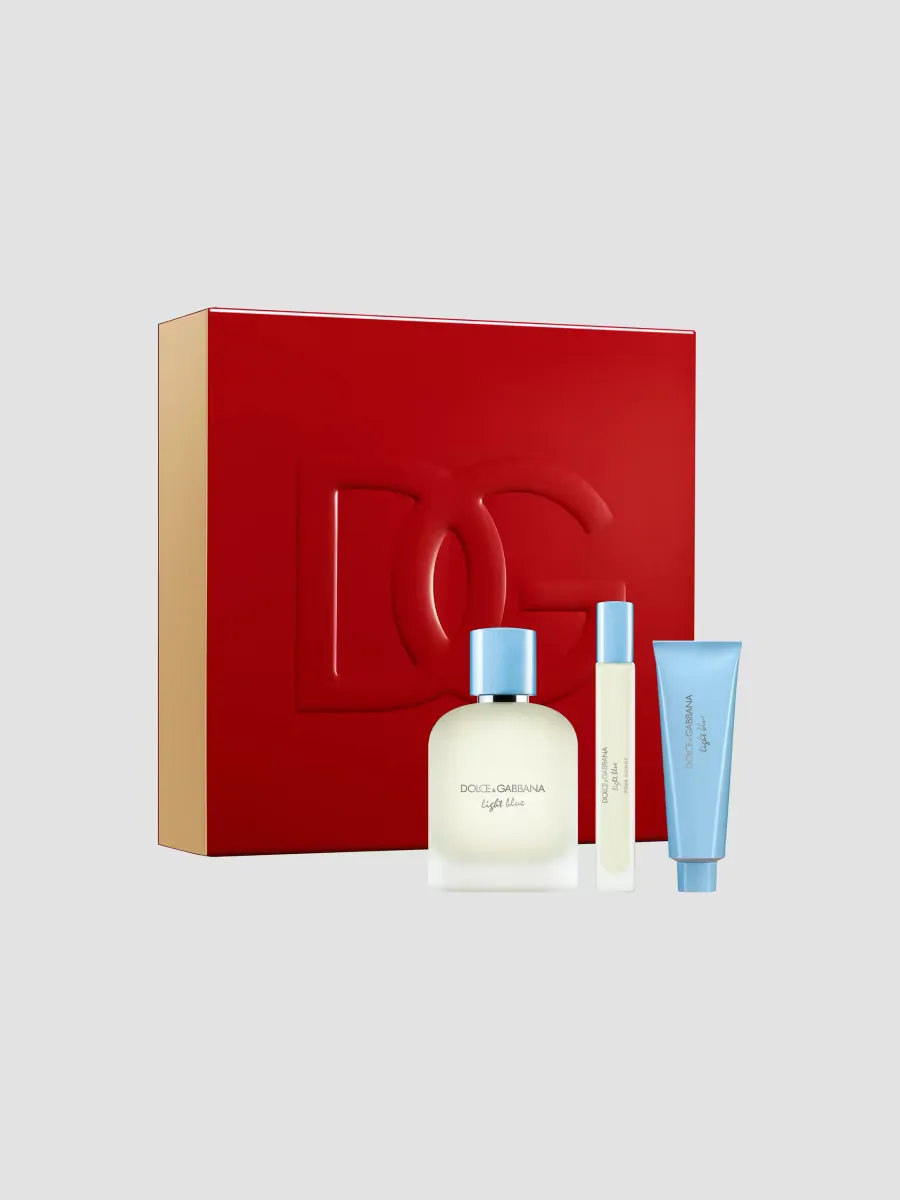 Light Blue Pour Homme Eau De Toilette Trio Gift Set by Dolce & Gabbana