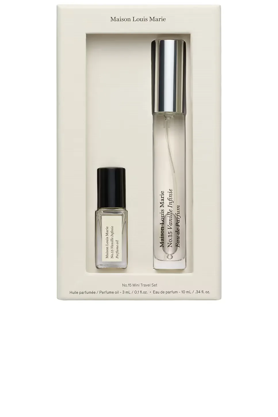 No.15 Vanille Infinie Mini Travel Set by Maison Louis Marie