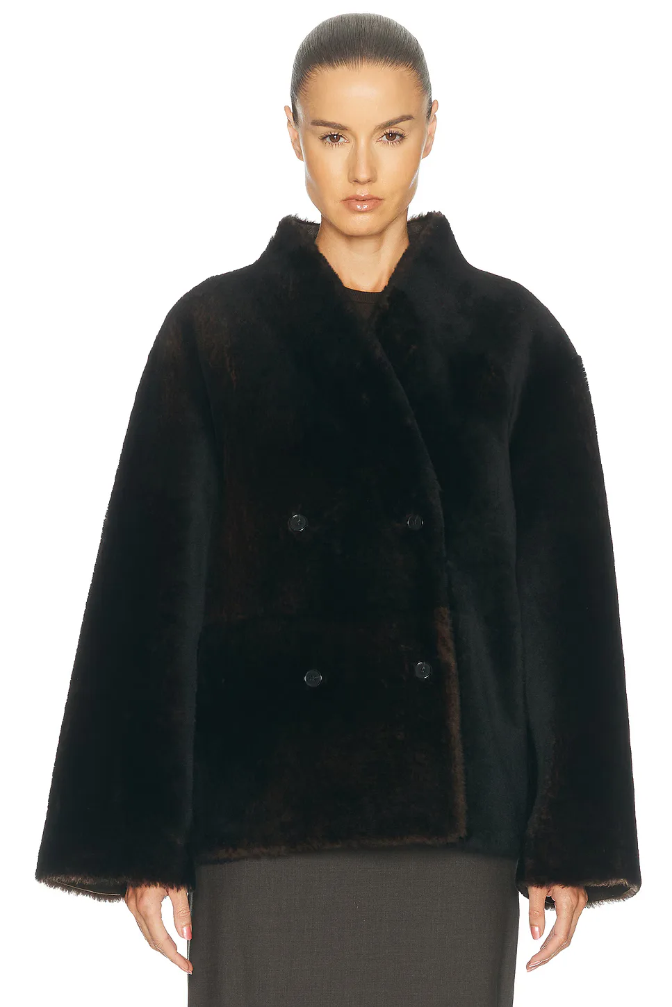 Catherine Double Breasted Jacket by Loulou De Saison