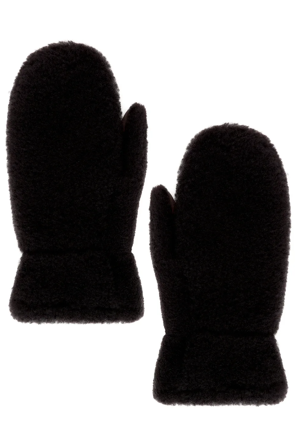 Merino Fur Mittens by Yves Salomon