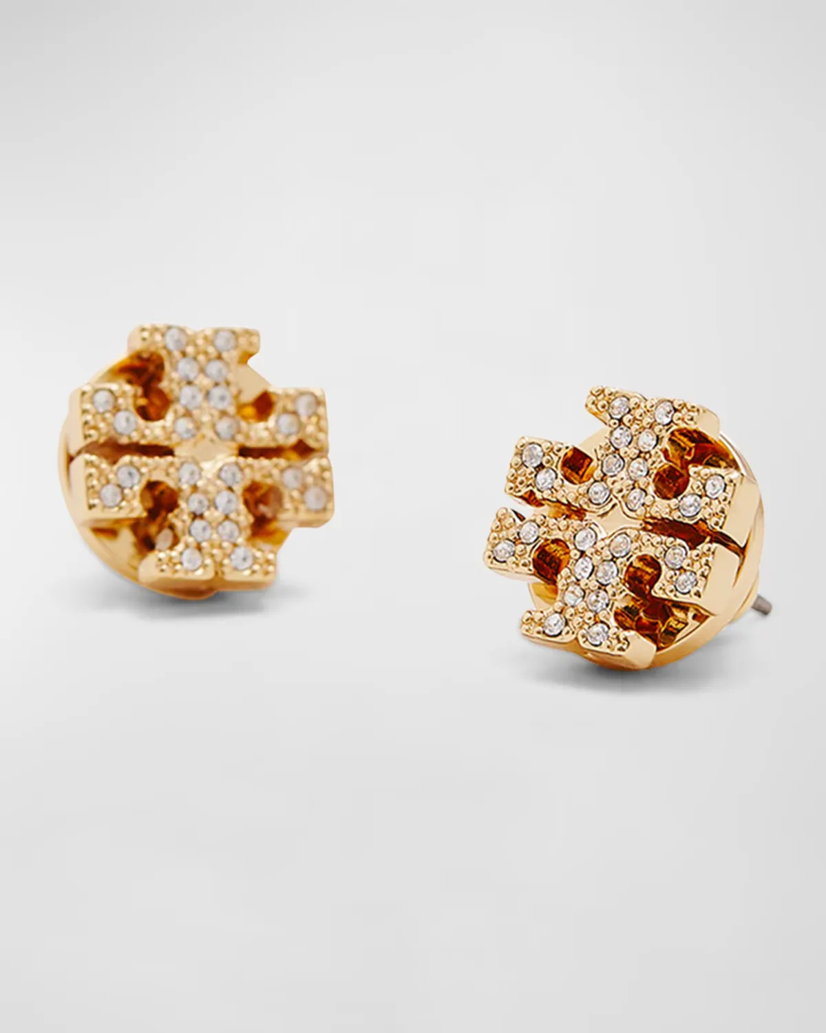 Icon Pav Stud Earrings by Tory Burch