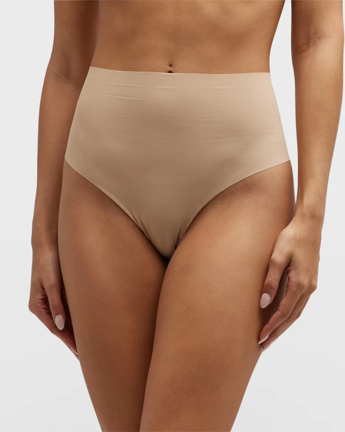 Classic High-Rise Microfiber Thong by Commando