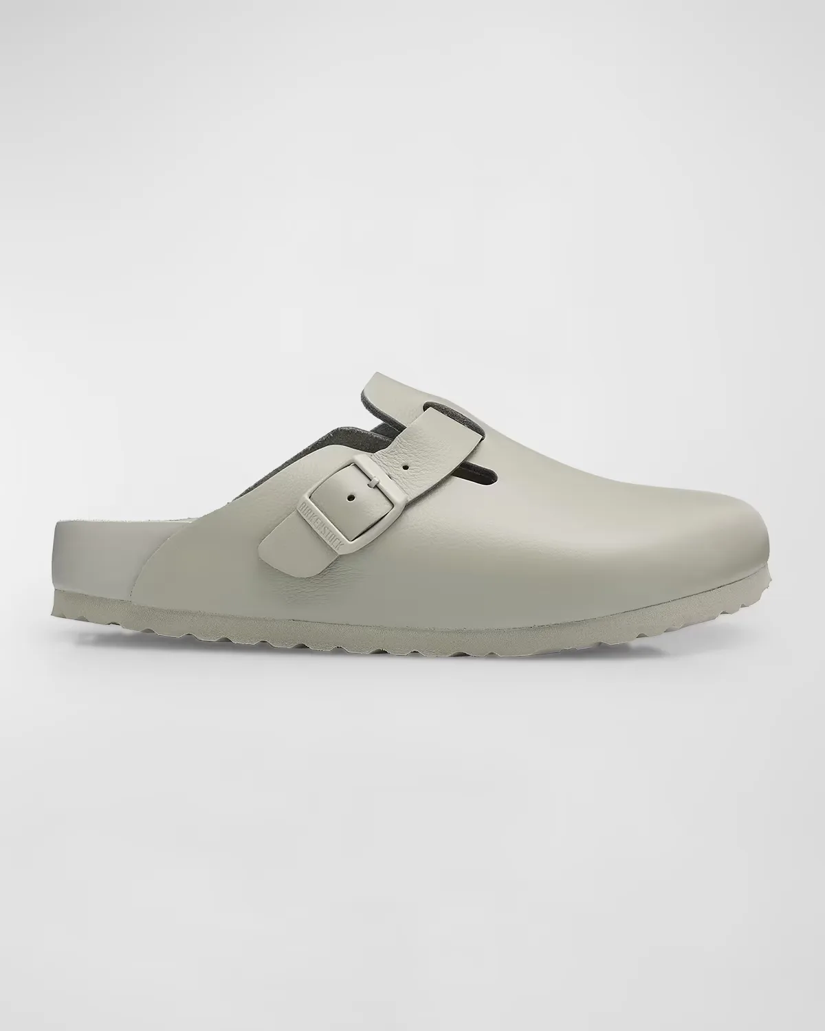 Boston Exquisite Leather Buckle Clogs by Birkenstock