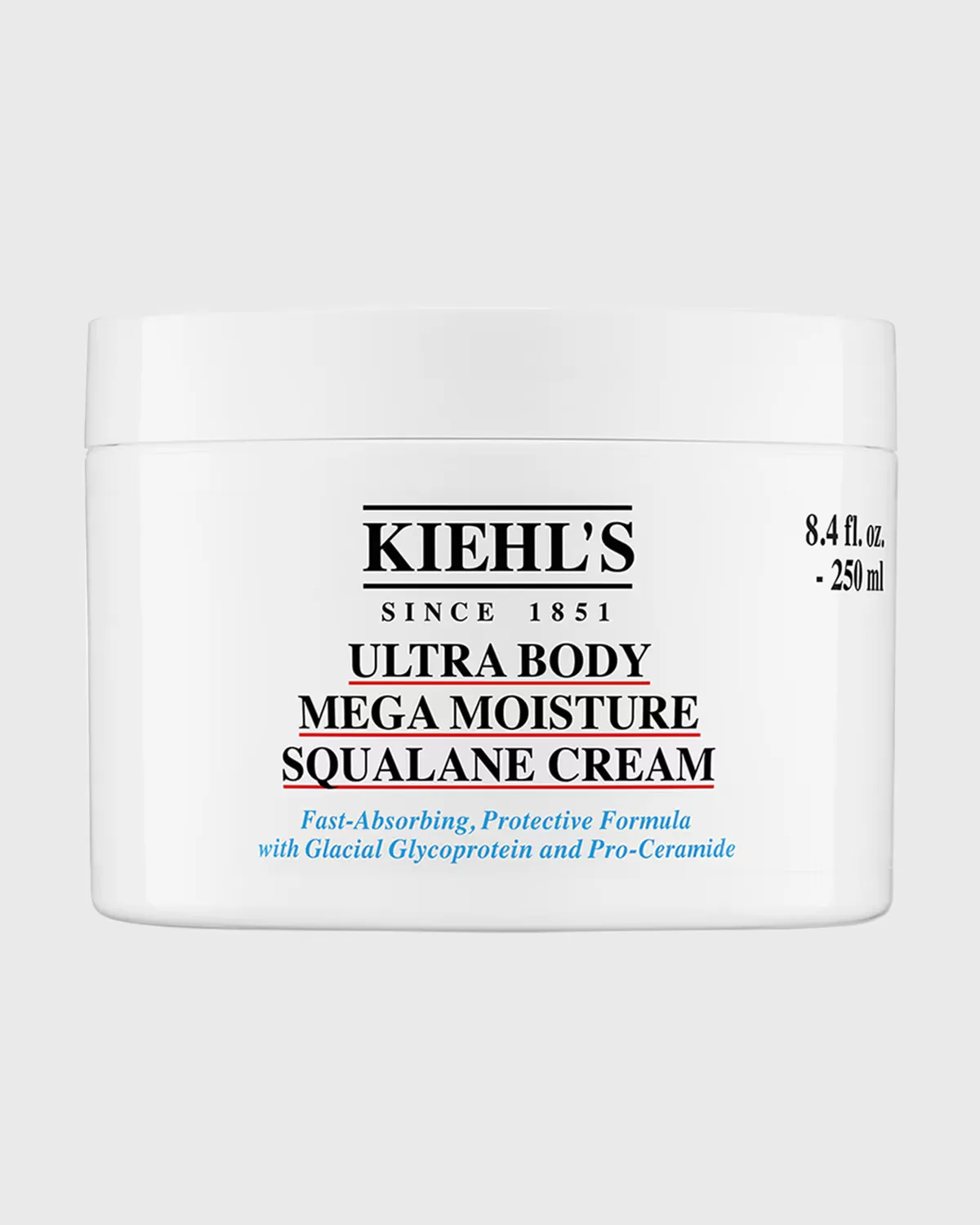 Ultra Body Mega Moisture Squalane Cream, 250 mL by Kiehls