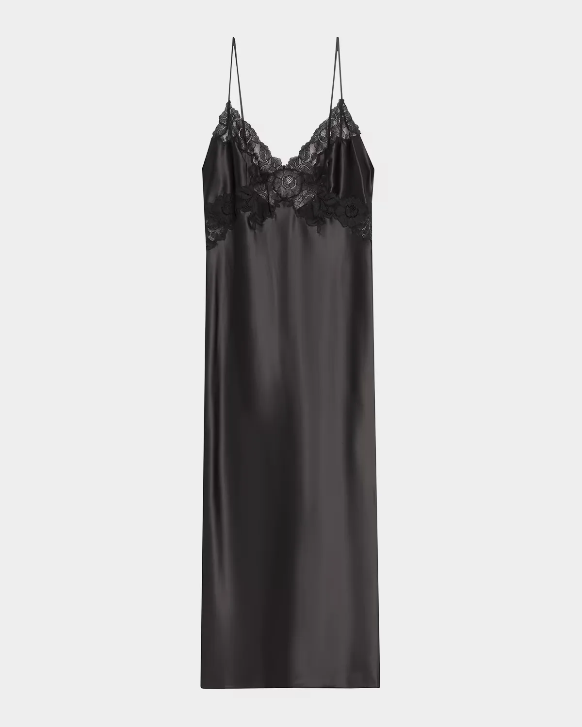 Peony Glamour Lace-Trim Nightgown by Natori