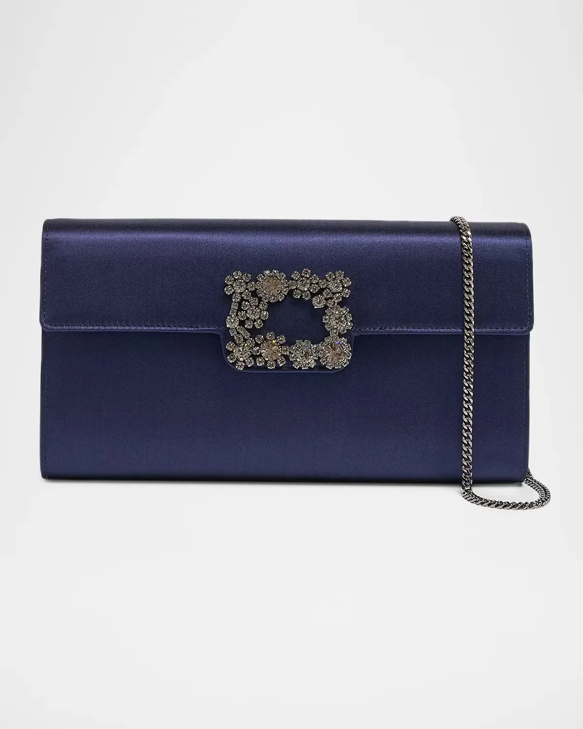 Efflorescence Satin Clutch Bag by Roger Vivier