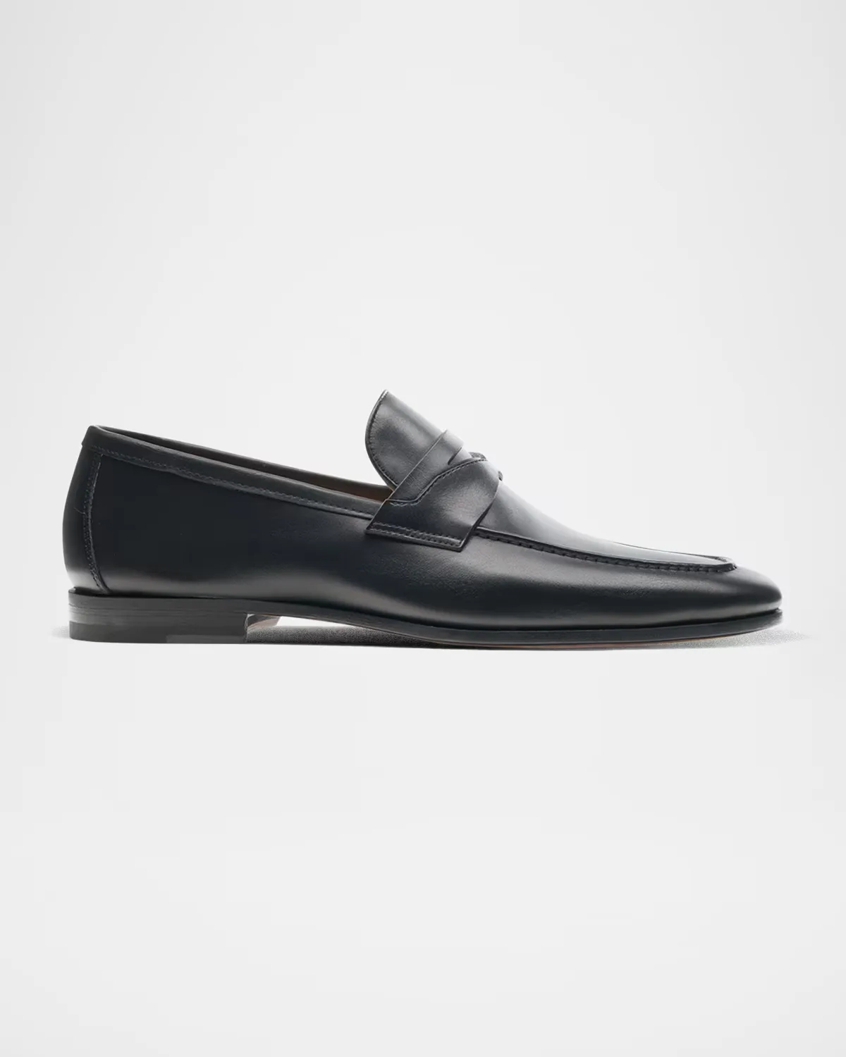 Sasso Leather Penny Loafers by Magnanni