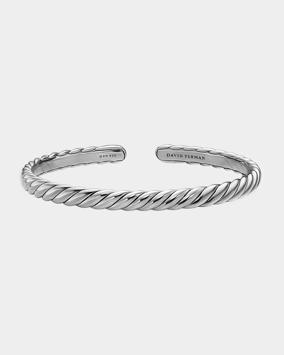 Sculpted Cable Flex Bracelet in Silver, 5mm by David Yurman