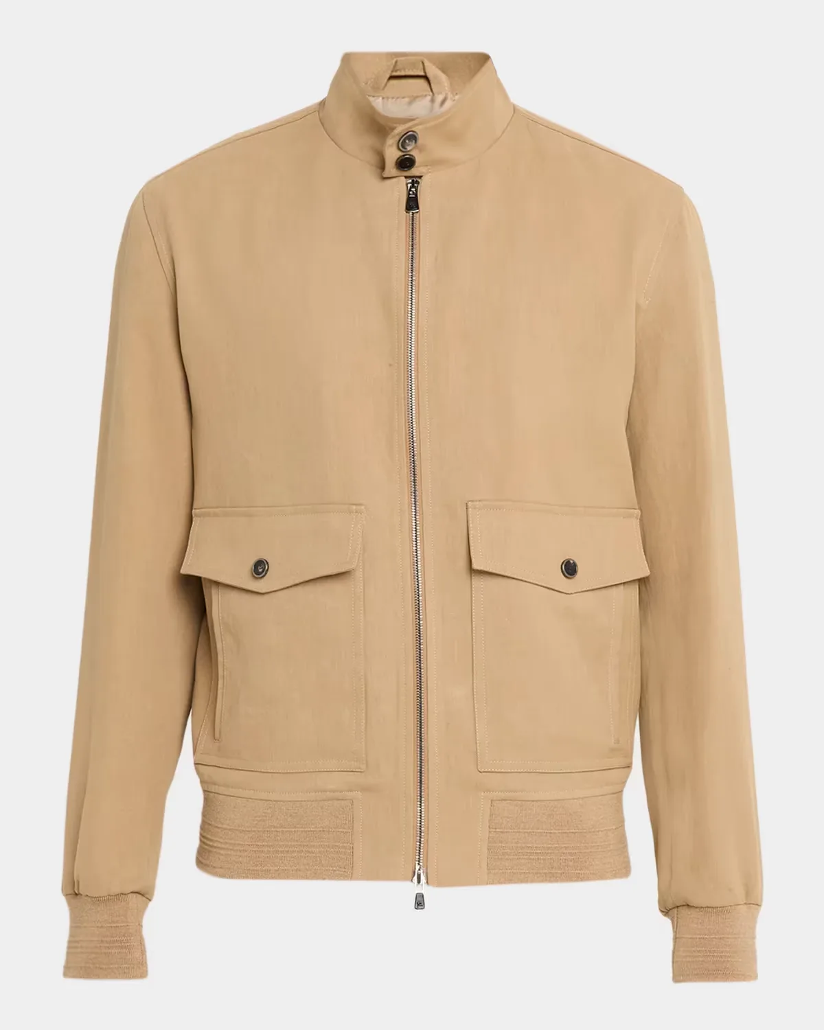 Baracuta Virgin Wool Bomber Jacket by Isaia