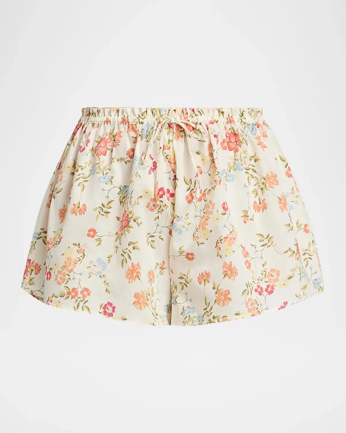 Amber Printed Cotton Sateen Shorts by Papinelle