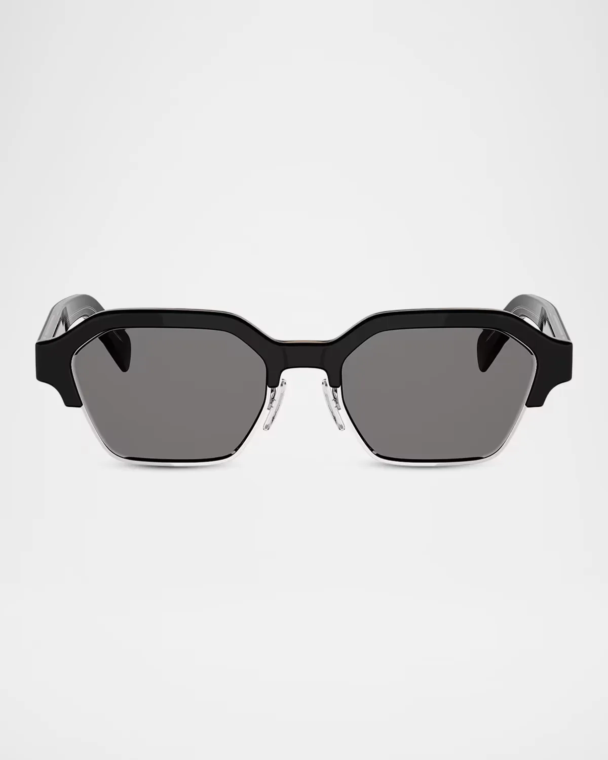 Acetate and Nylon Geometric Combi Sunglasses by Celine