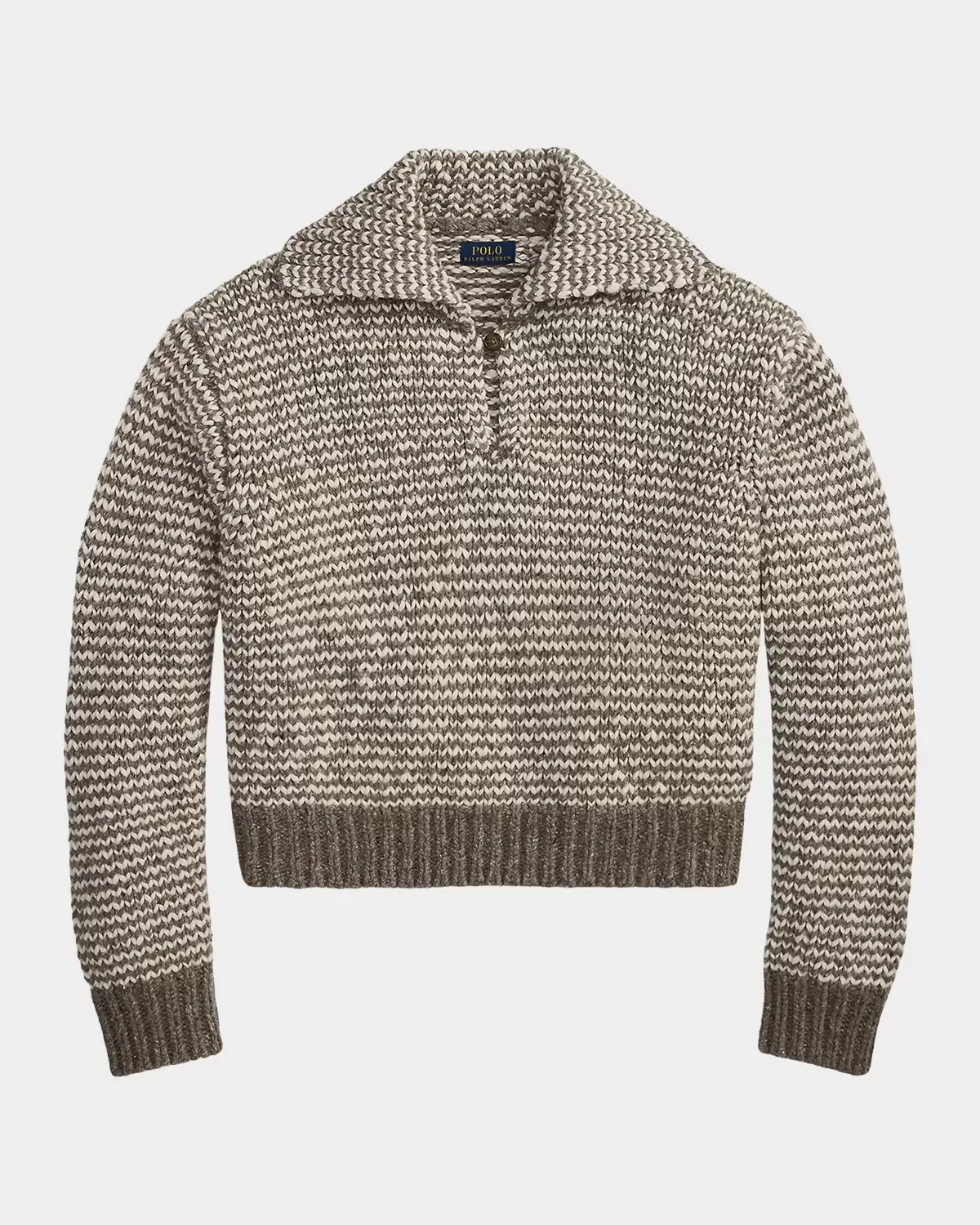 Striped Cotton-Blend Sweater by Polo Ralph Lauren
