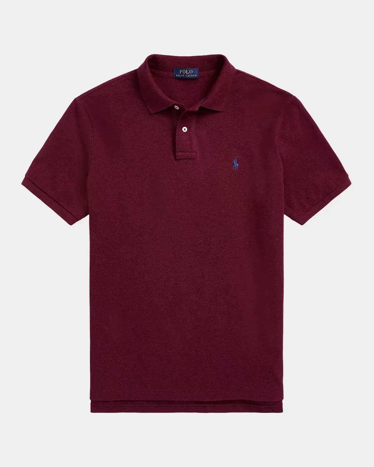 The Iconic Custom Slim Fit Mesh Polo Shirt by Polo Ralph Lauren