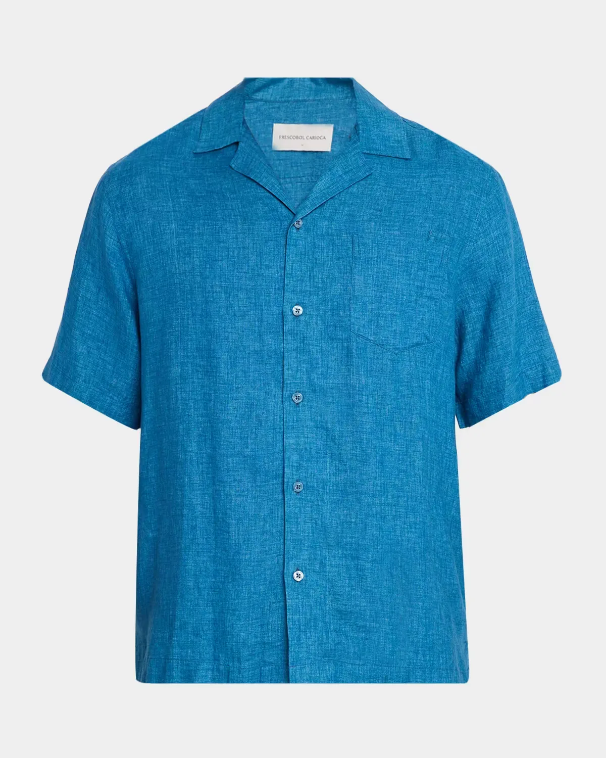 Angelo Linen Short-Sleeve Shirt by Frescobol Carioca